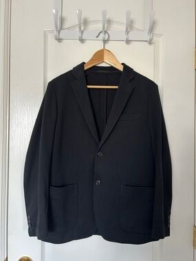 Uniqlo Black Men's Single-Breasted Blazer
